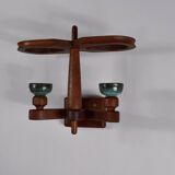 Wall lamp by Guillerme et Chambron for Votre Maison. 1960s