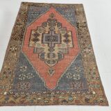 57s Antique Handmade Turkish Rug, 109x193Cm