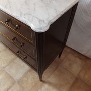 Chest of drawers mahogany Louis XVI 1970