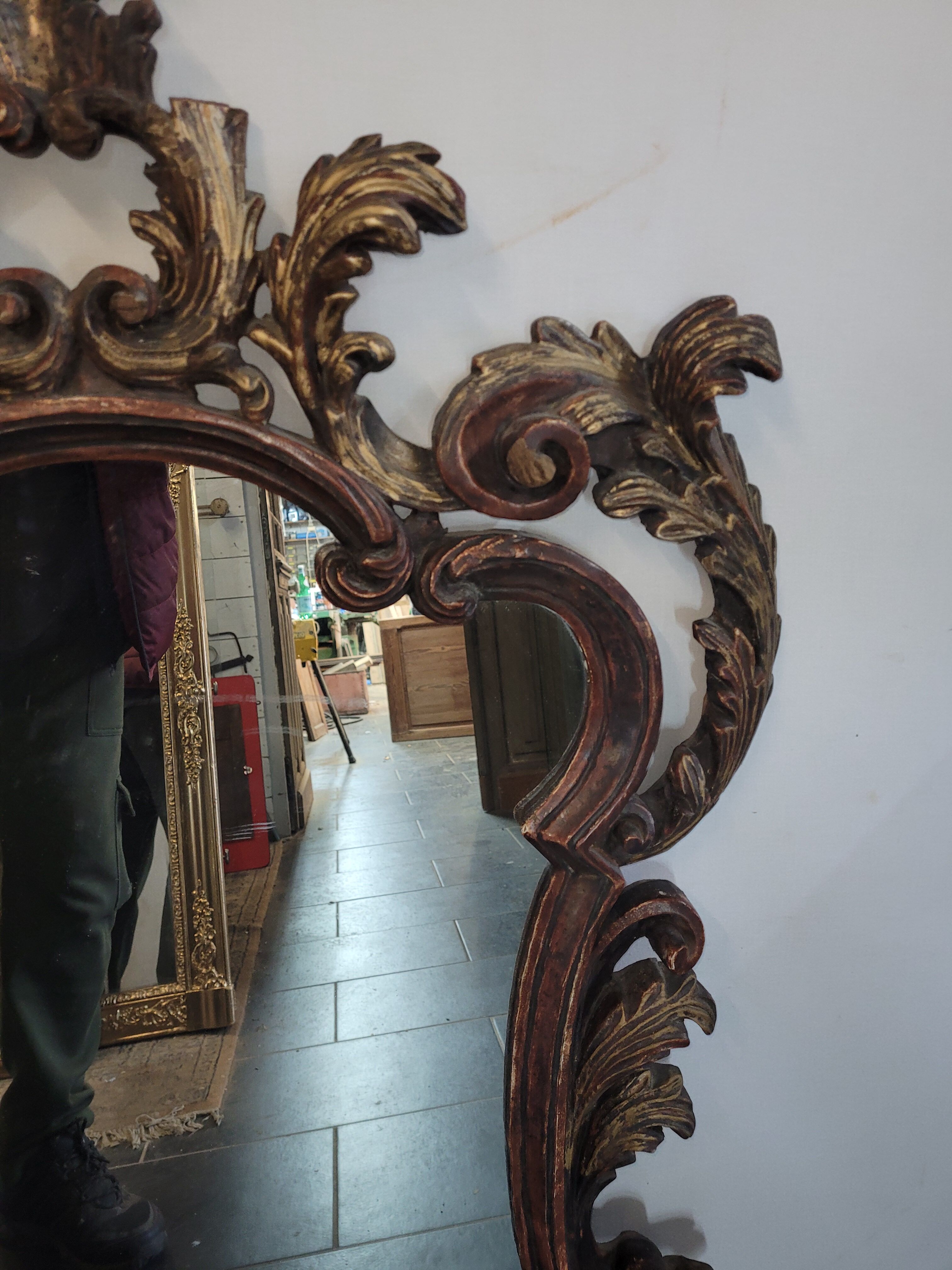Rocaille mirror Louis XV style, 120/73cms
