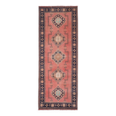 Vintage Turkish hallway rug 139x361 cm
