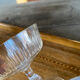 5 crystal champagne glasses