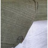 Vintage Hemp Tablecloth Dyed Khaki