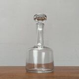 Vintage Scandinavian glass carafe bottle, 1970s