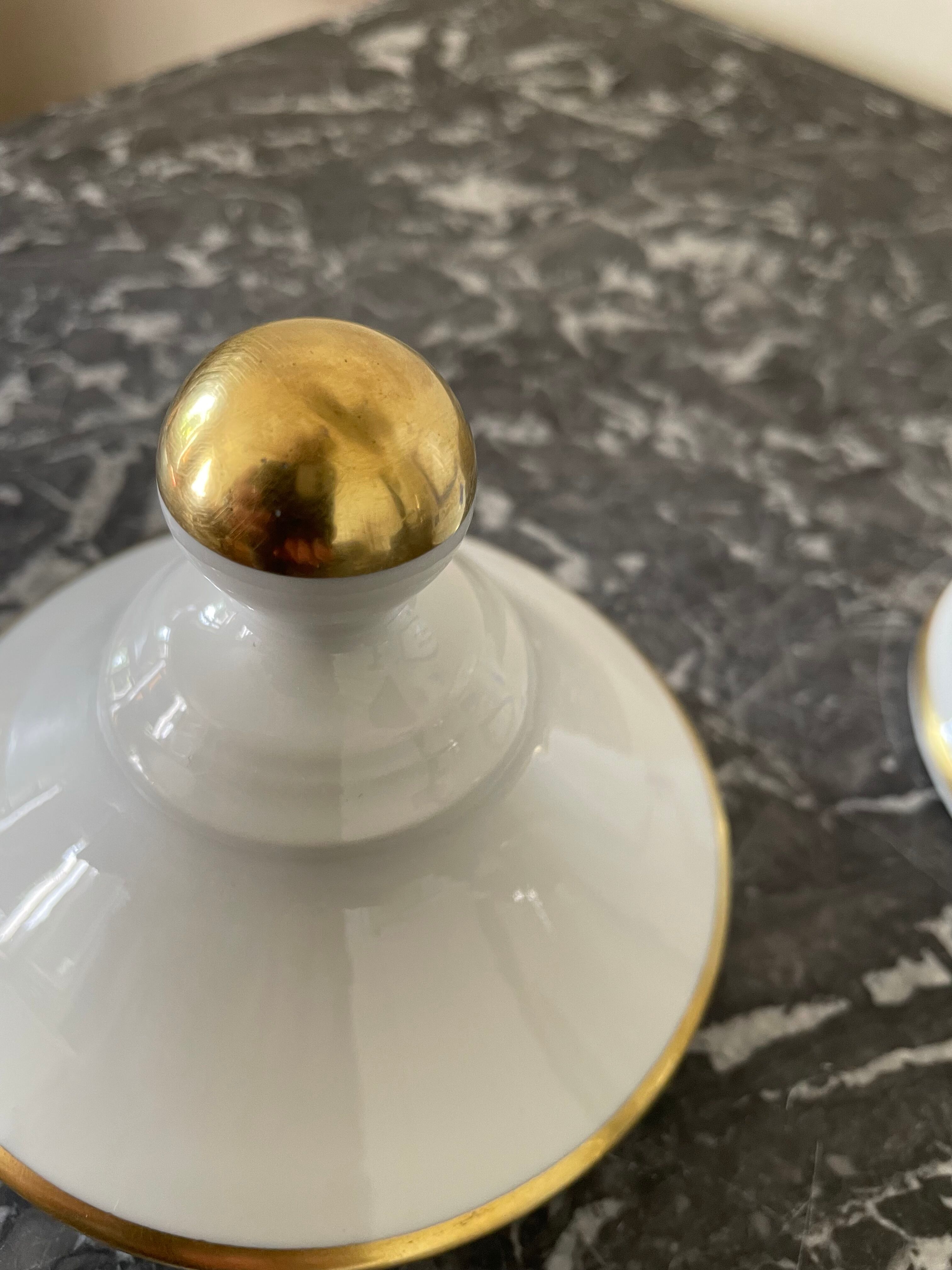 Limoges Ternet porcelain medicine jar