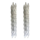 Set of Two Contemporary Shenographic "Poliedro" Murano Glass Wall Sconces