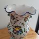 Hand-painted antique ceramic vase