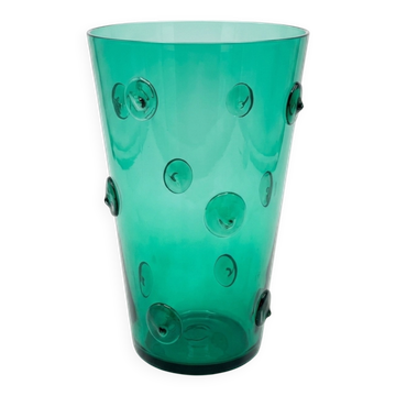 Artist's Vase in Blown Glass Marcou Lava Edition