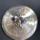 Cut crystal and silver metal cookie bucket – Art Nouveau