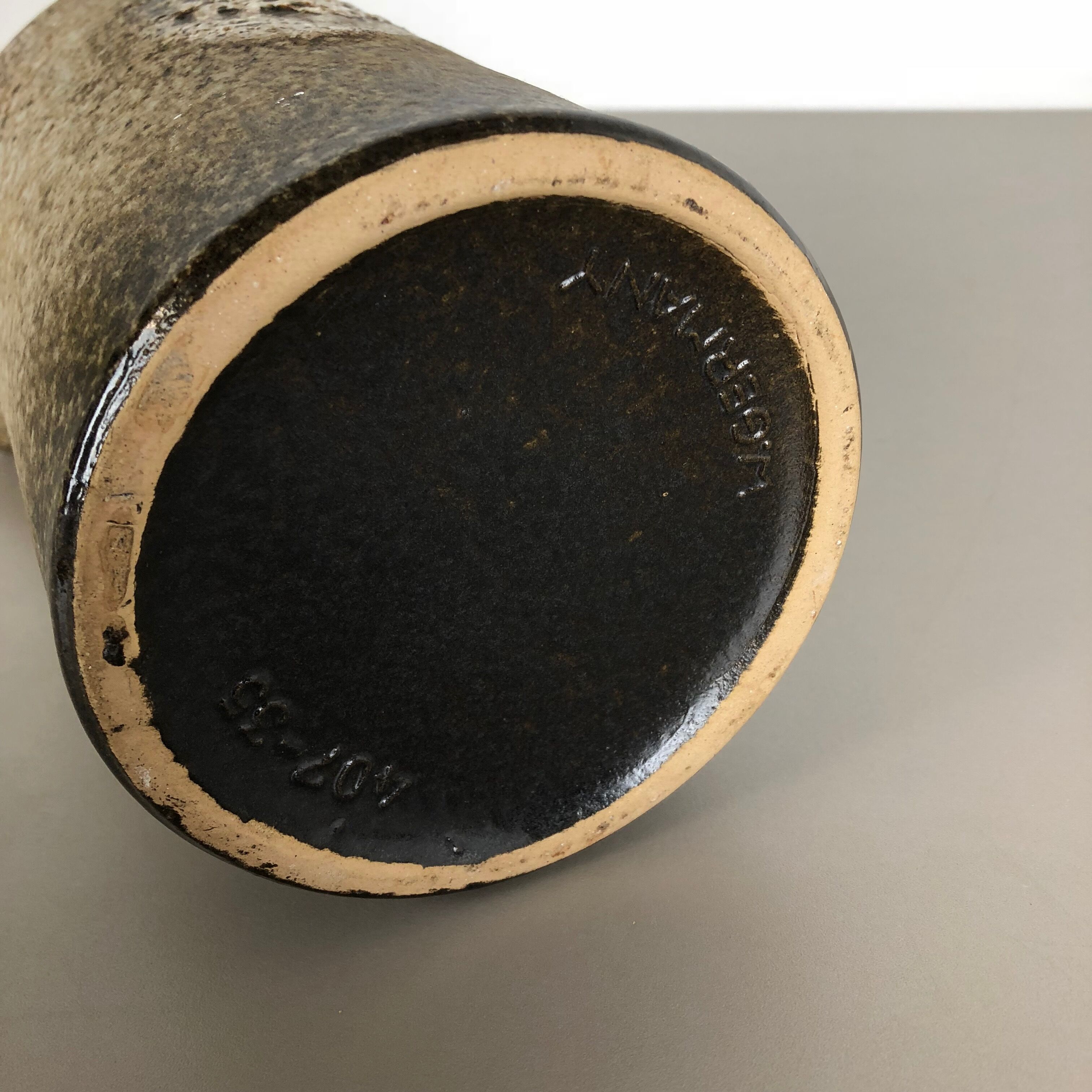 Large Multi-Color Vase Fat Lava "407-35" Vase by Scheurich, Germany, 1970s