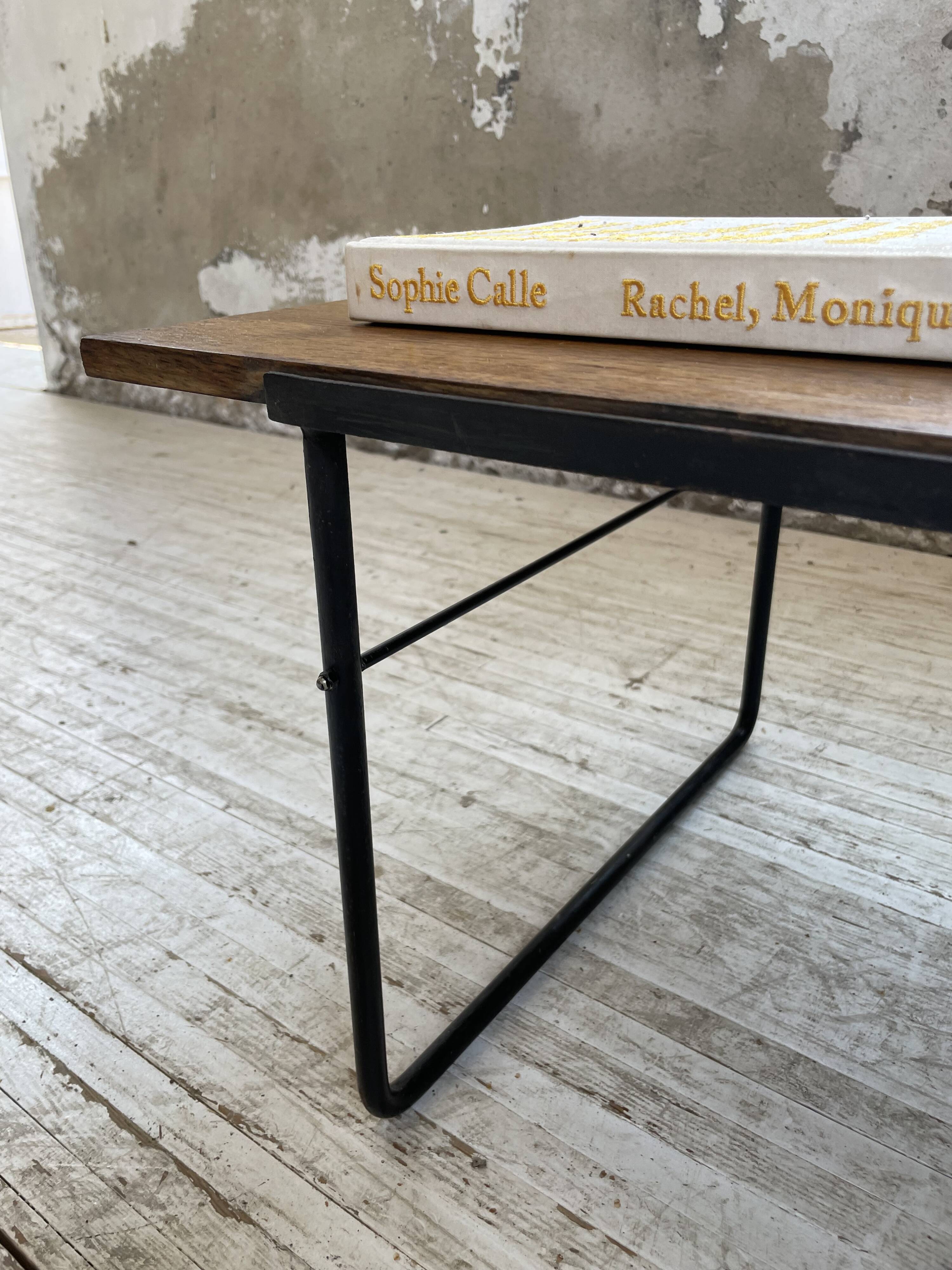 50s modernist oak coffee table