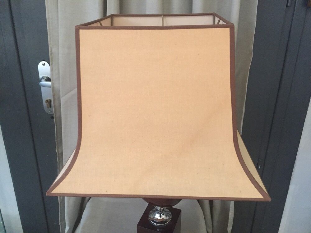 Lacquered table lamp Philippe Barbier years 1970