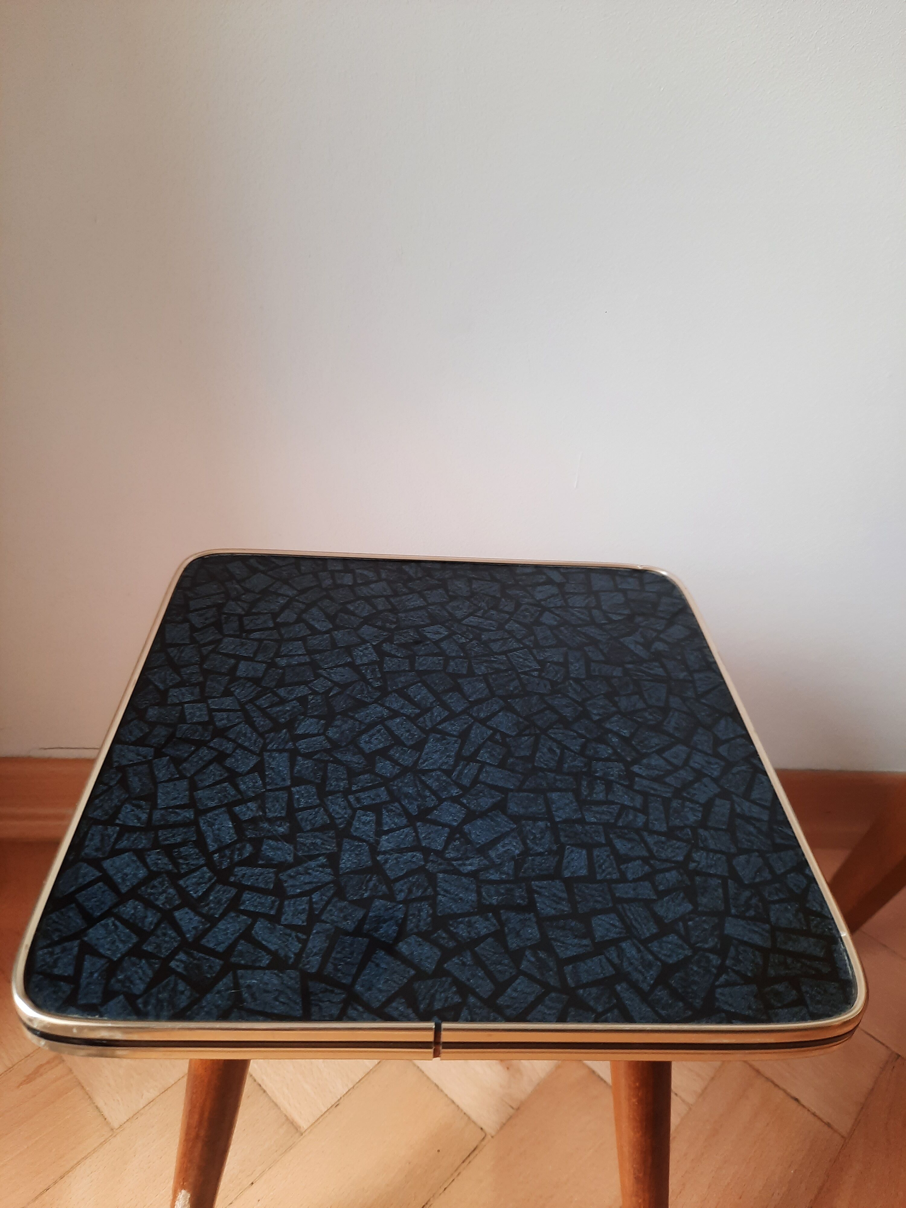 Wooden table and formica