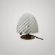 Table lamp by Mazzega model LT 394 in Murano glass swirl 1970.