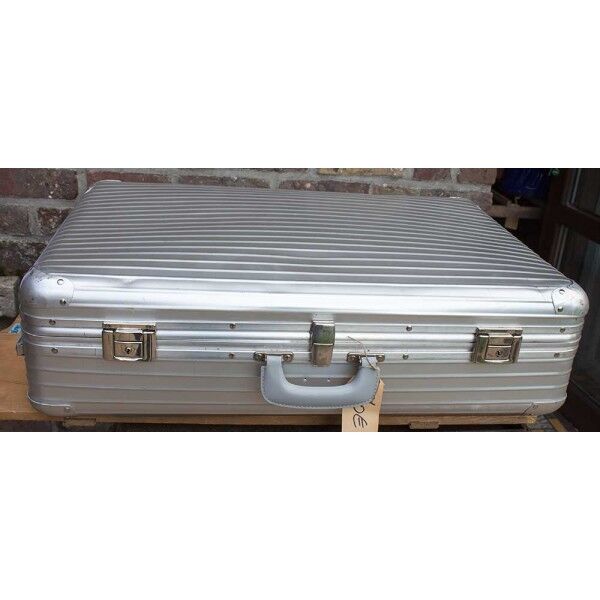 Cheney England aluminum suitcase