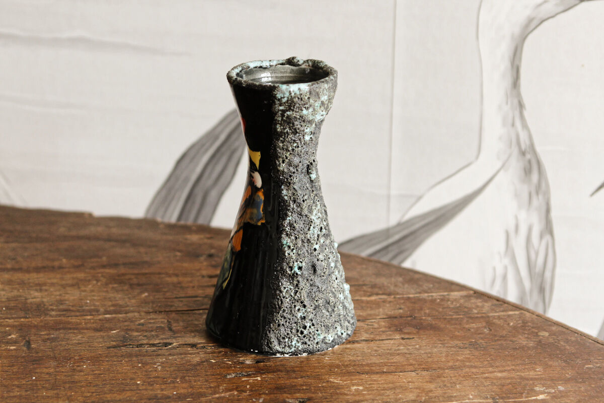 Pierrot diabolo vase, ceramics from San Marino