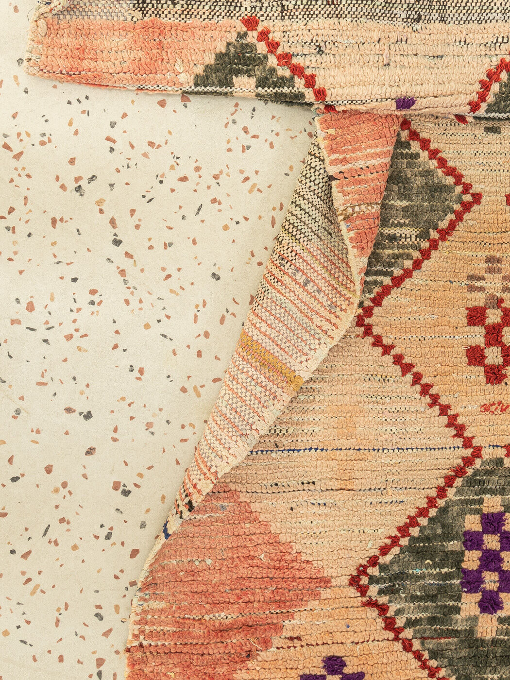 Vintage boujad, berber rug, 95 x 225