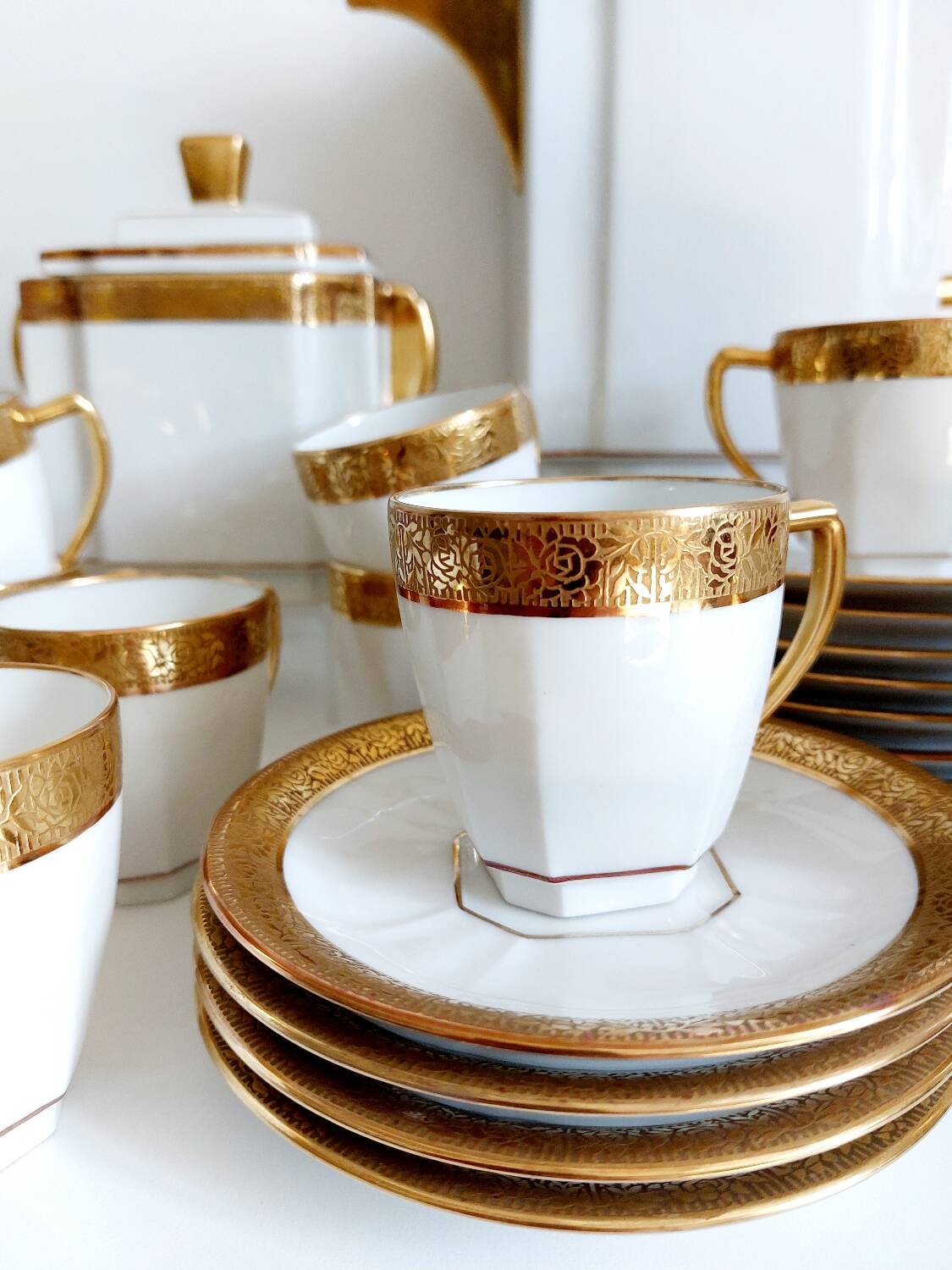 Art Deco coffee service