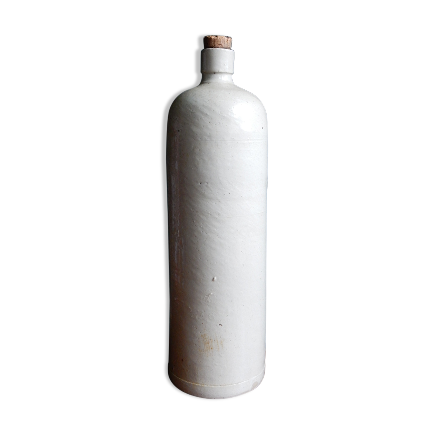 Enamelled grey sandstone bottle