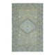 1970s Vintage Turkish Handmade Wool & Cotton Orange Area Rug 203x313