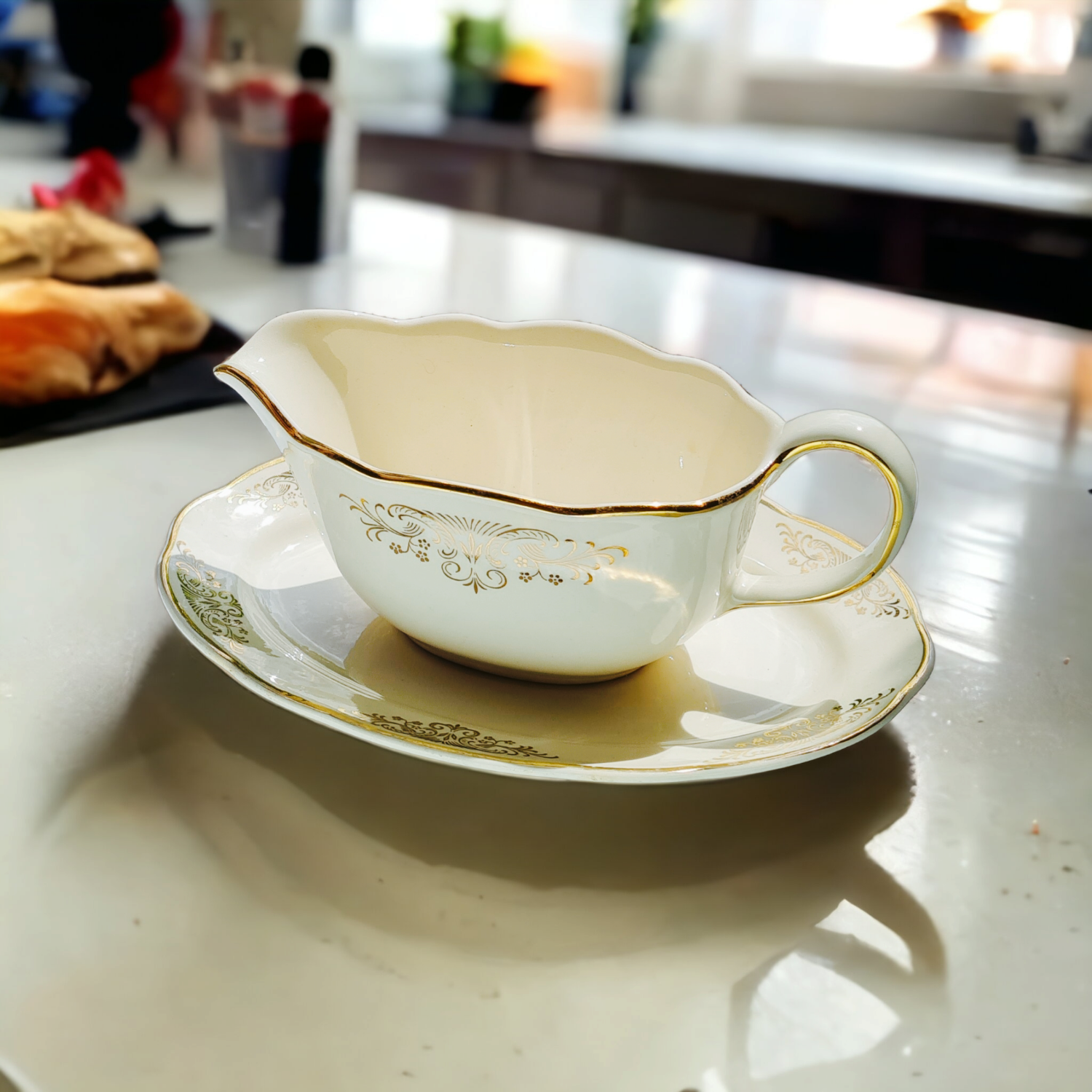 Saucière villeroy and boch with ravier