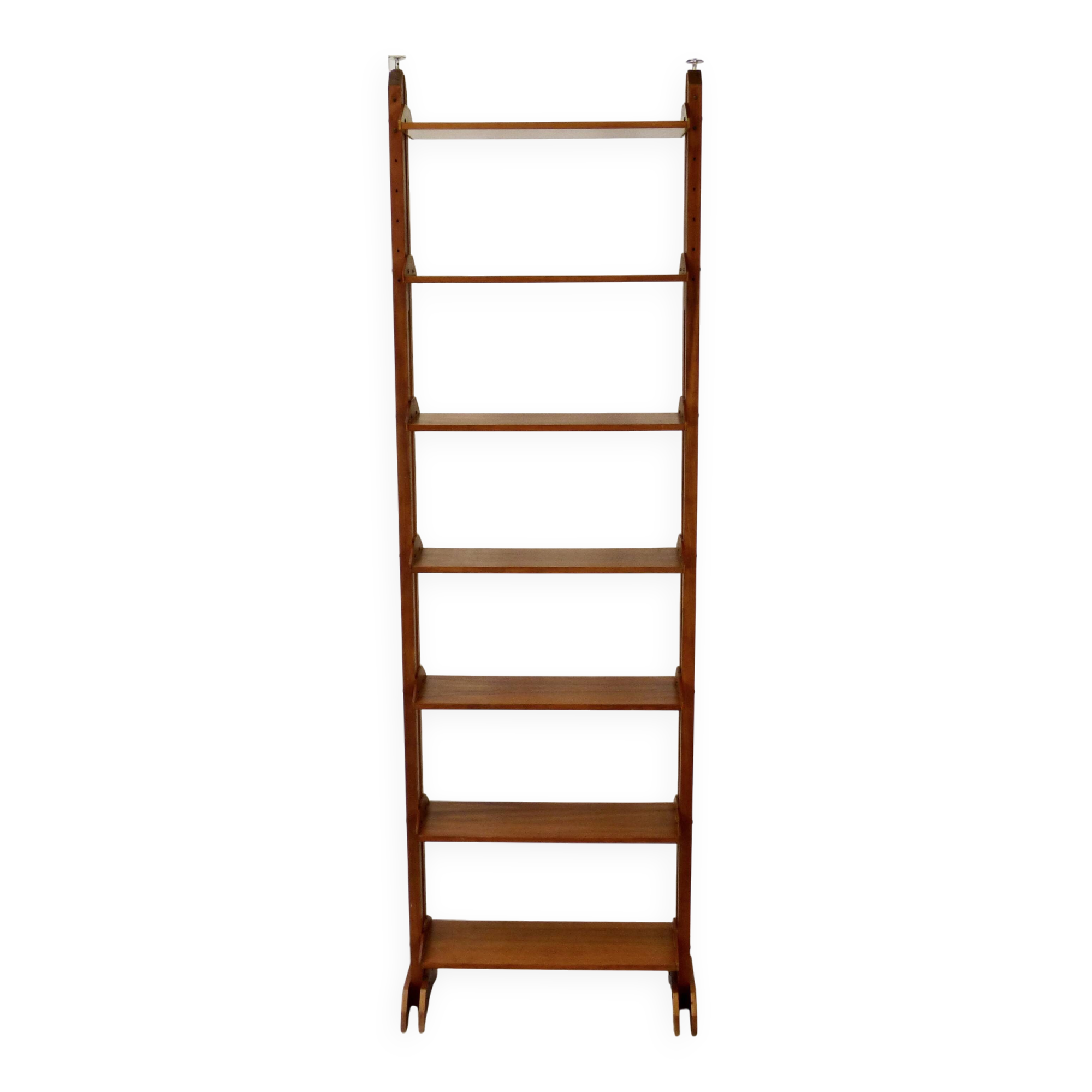 Midcentury Italian Shelving Unit / Bookcase / Cupboard In Teak