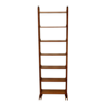 Midcentury Italian Shelving Unit / Bookcase / Cupboard In Teak