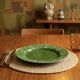 Assiette moyenne feuille de chou