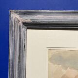 Landscape framed by Gustave Guétant (1873-1953)