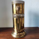Vintage brass umbrella stand