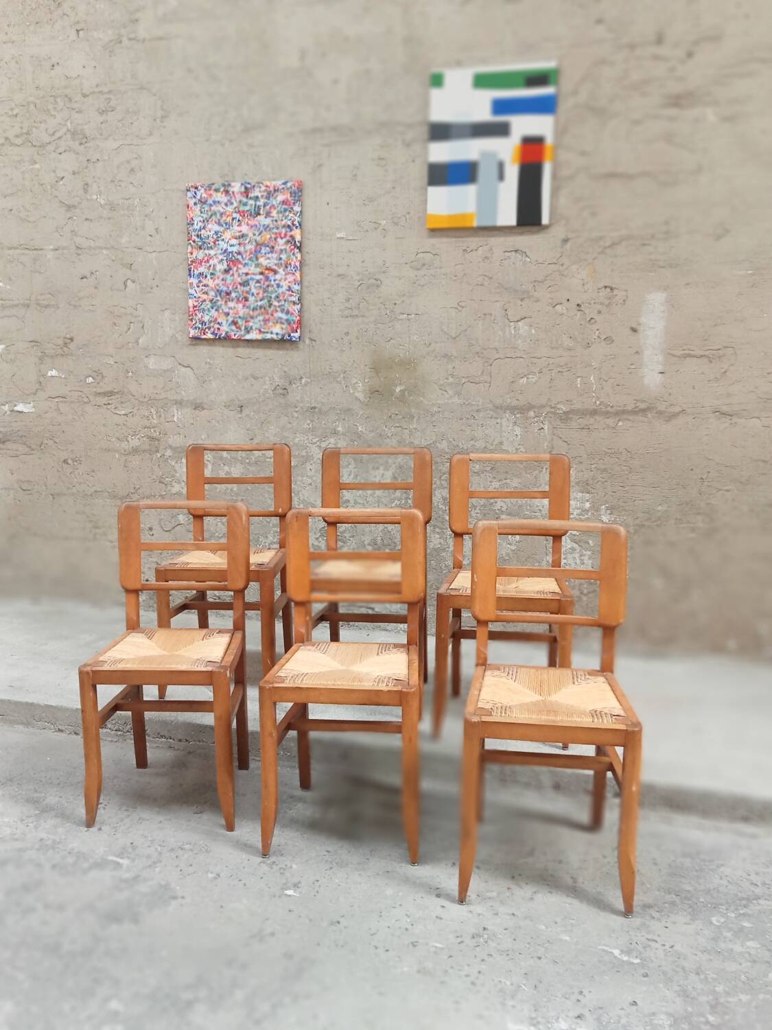Pierre Cruege style chairs