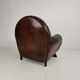 Leather Art Deco Gentleman’s Club Chair