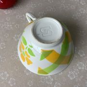 Cup Digoin Sarreguemines art deco
