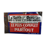 Le Petit Parisien enamelled plate