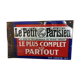 Plaque émaillée Le Petit Parisien