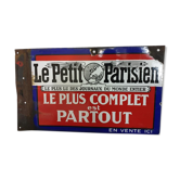 Le Petit Parisien enamelled plate