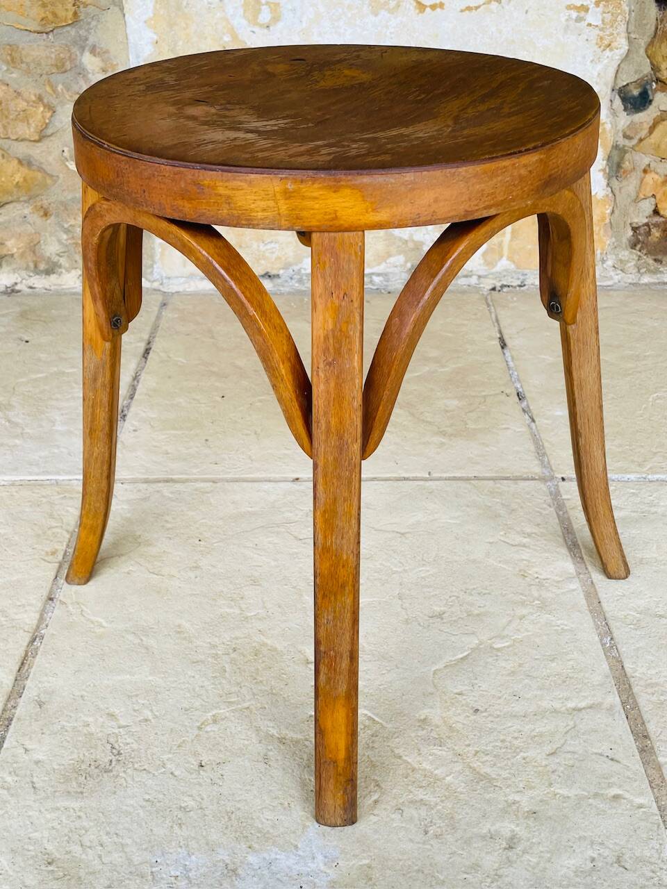 Vintage Baumann stool circa 1950s