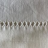 Old linen / cotton sheet. embroidered