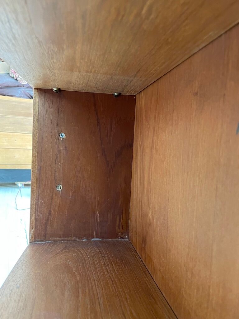 Scandinavian "boomerang" two-sided teak desk Midtjydsk Mobelfabrilk