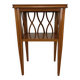 Table de chevet ou d'appoint à croisillons, bois, années 60