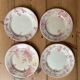 Mismatched series of 4 old “Terre de fer” flat plates