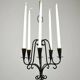 Chandelier en métal peint en noir avec des détails en cuivre – Gunnar Ander pour Ystad-Metall, Suède, années 1950