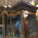 Library-Argentier-window in ceylon solid teak circa 1960