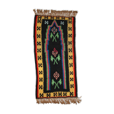 Vintage Turkish Anatolian handmade carpet 67cm X 135cm 1970s, 1C711
