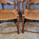 Paire de fauteuil de style provencale