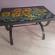 Ceramic coffee table from Quimper signed by Youen.