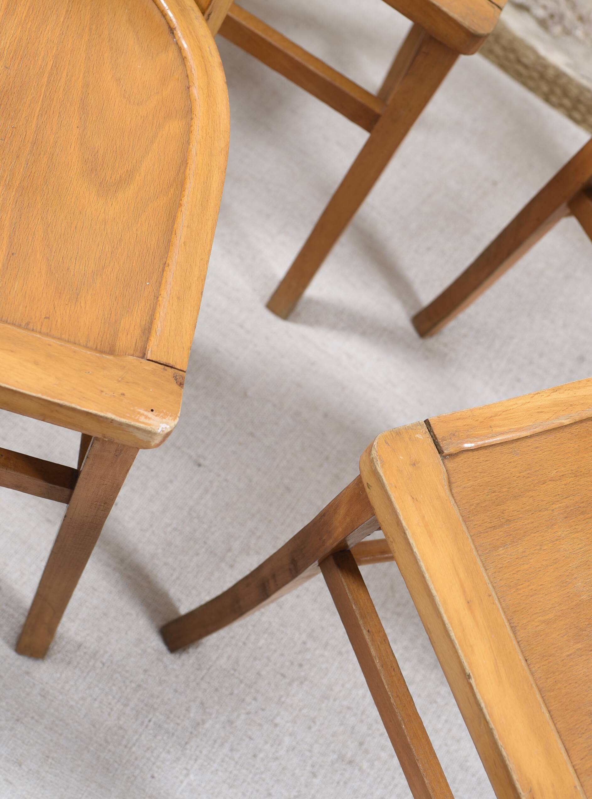 6 Luterma bistro chairs from the 1950s-60s