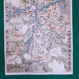 Map of the region of Namur