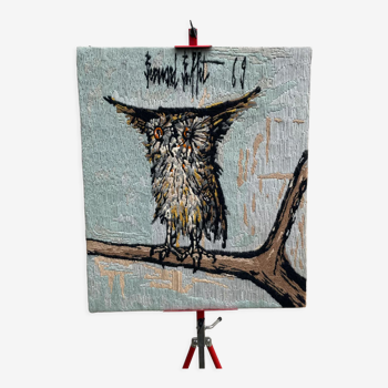 Tapestry The owl inspired by Buffet