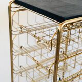 1950 Golden brass paper serving